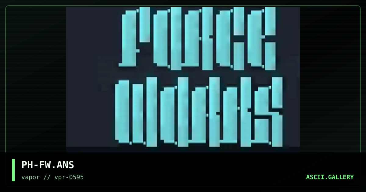 Force Works, by phatal, 1995