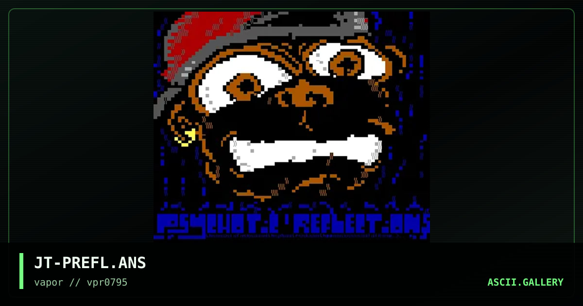 Pyschotic reflectionz prom0, by jester, 1995