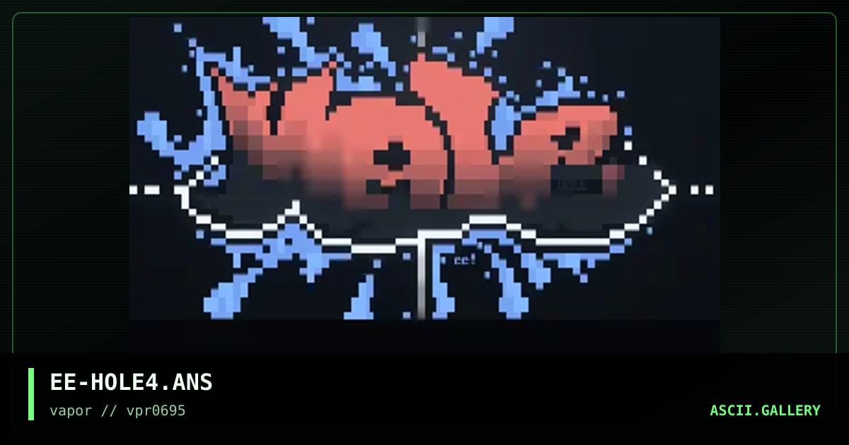 "hole" logo.., by evil ernie, 1995