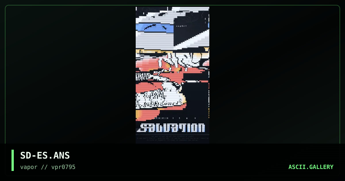 Eternity's Salvation, by sirdeath, 1995