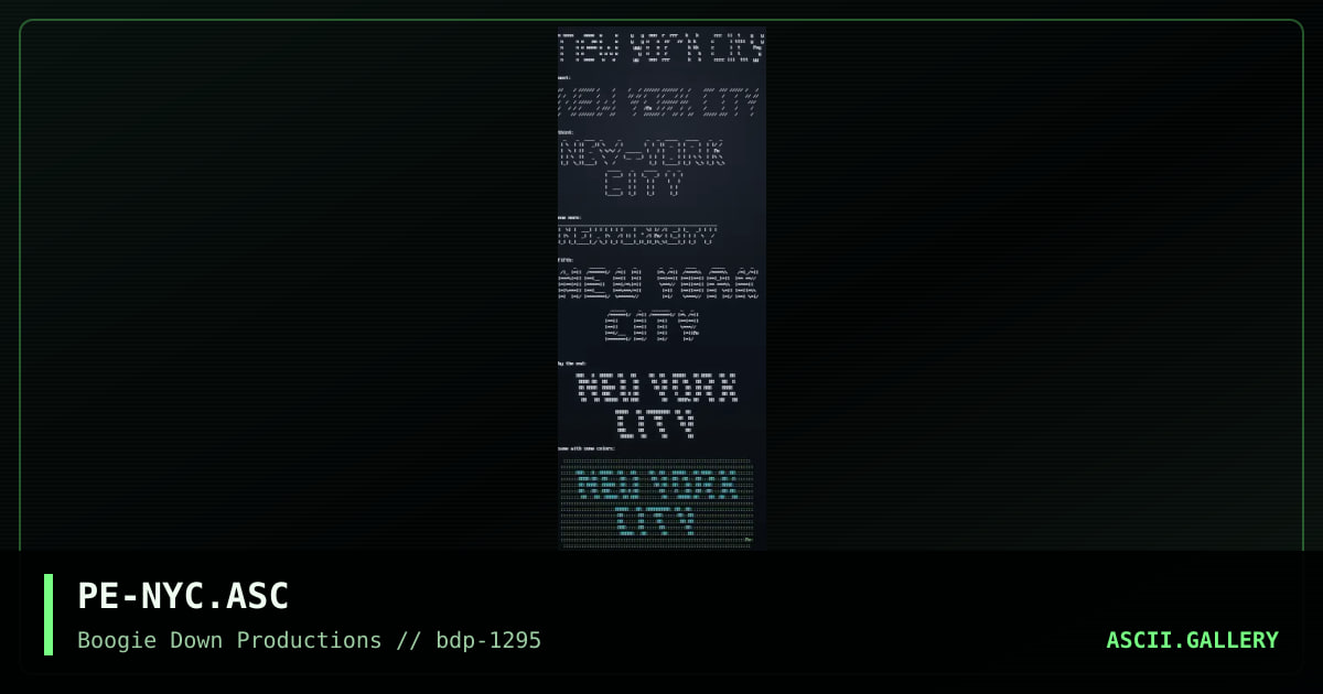 New York City I, by pestilence, 1995