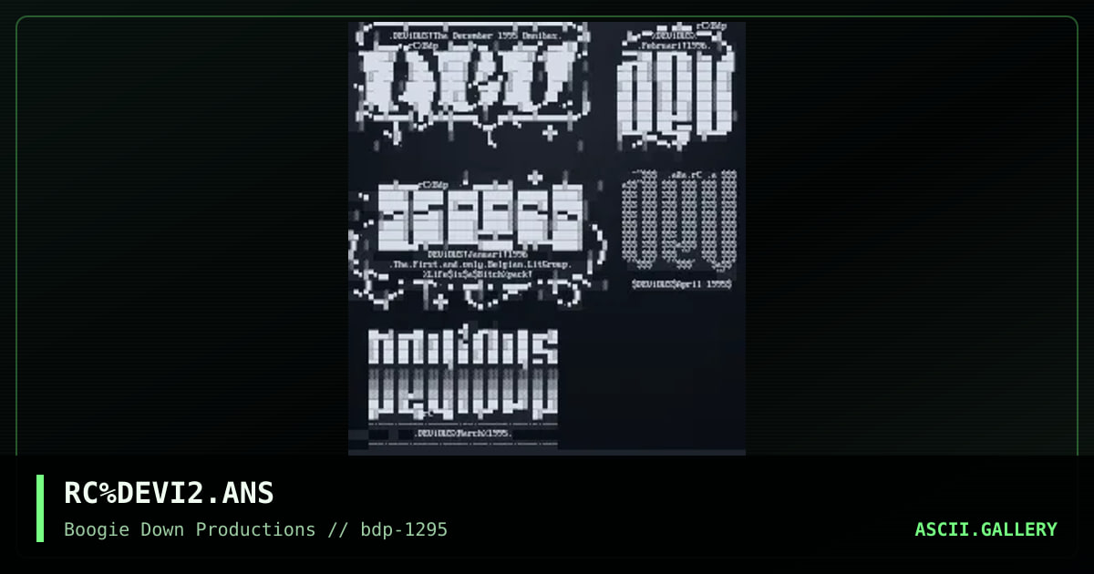 .DEViOUS%file_id.diz., by rotting christ, 1995
