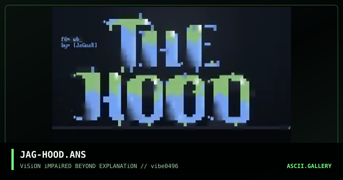 The Hood, by jaguar, 1996