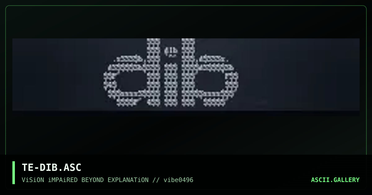 DiB, by tech, 1996