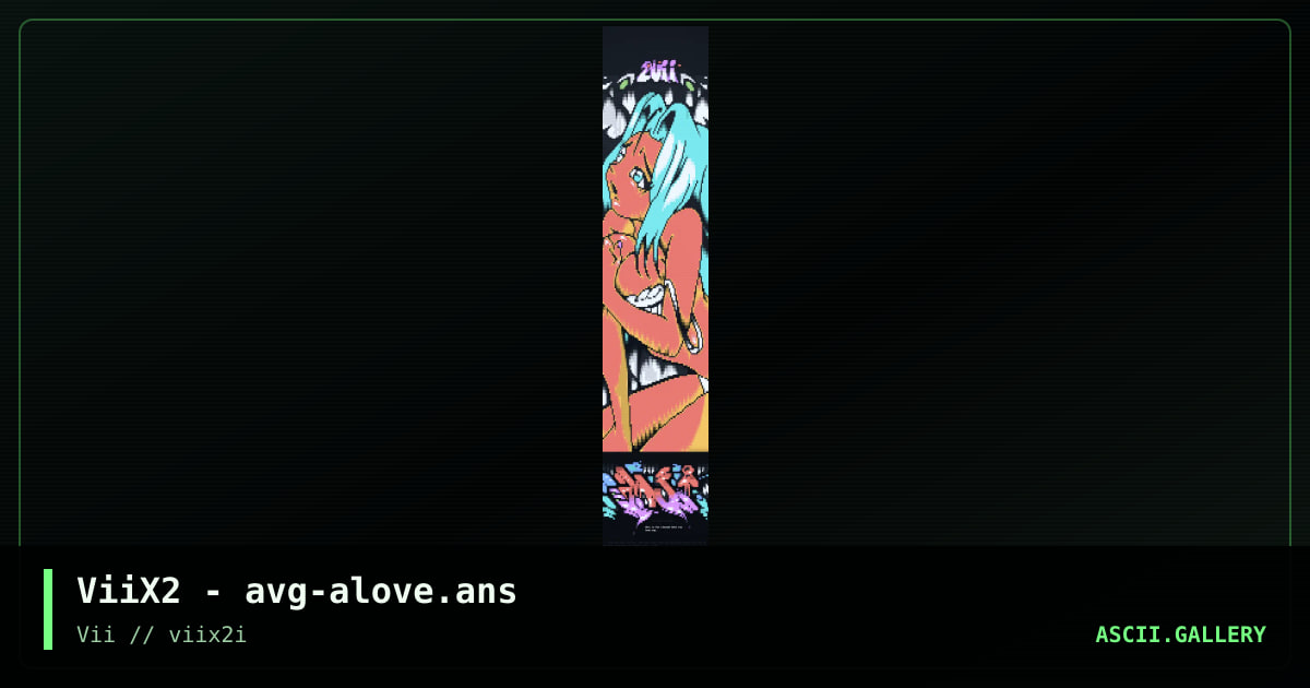 ViiX2 - avg-alove.ans, by avenging angel, 2005