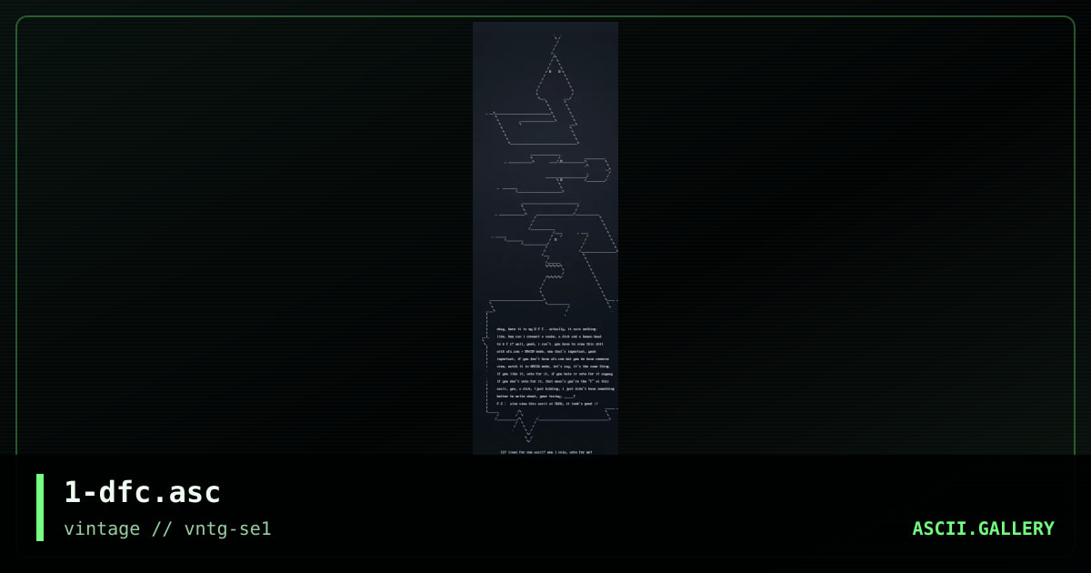 1-dfc.asc, by untagged, 1997