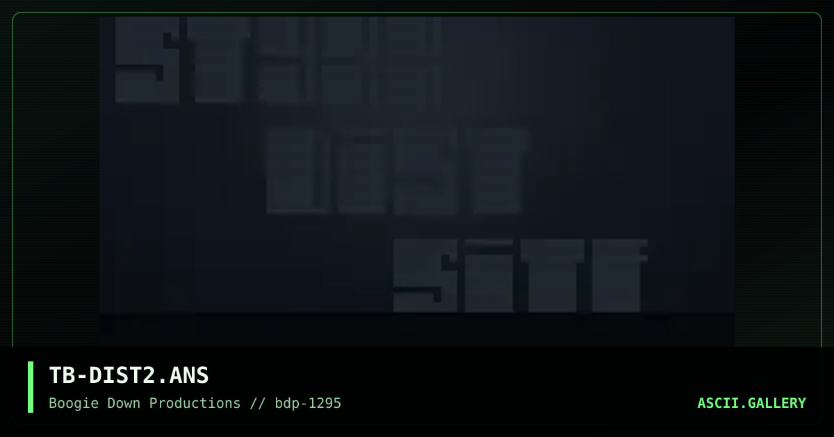 Styxx distro, by the bountyhunter, 1995