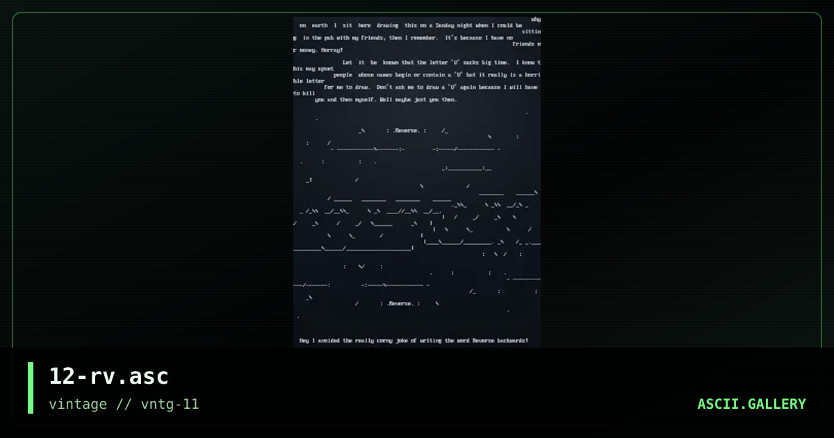 12-rv.asc, by untagged, 1997