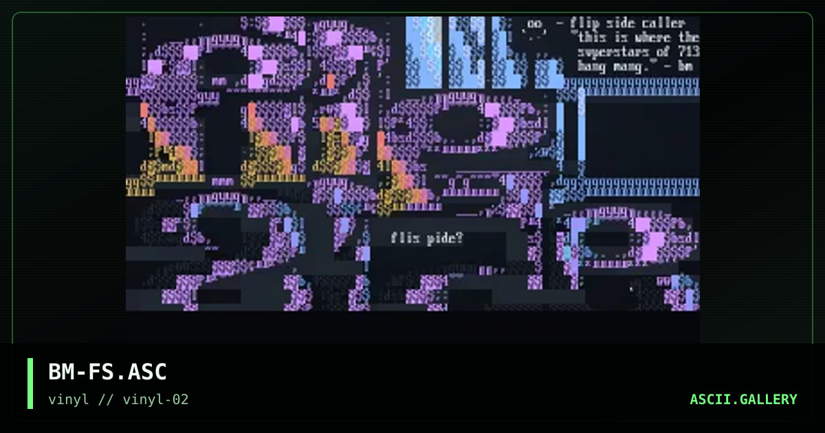 Regulator's FlipSide, by blazemore, 1997