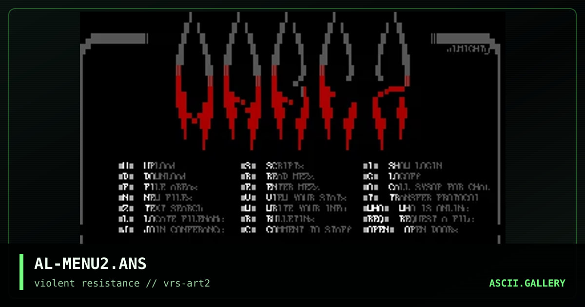 AL-MENU2.ANS, by almighty, 1996