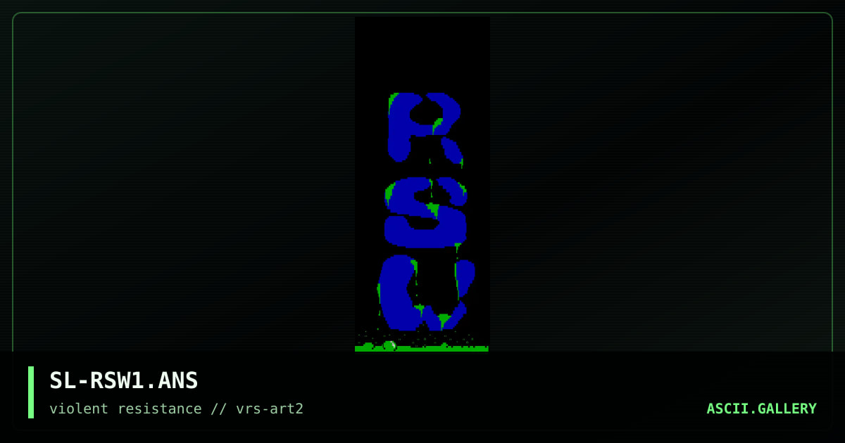 SL-RSW1.ANS, by slam, 1996