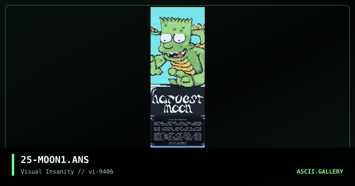 25-MOON1.ANS, by number 25, 1994