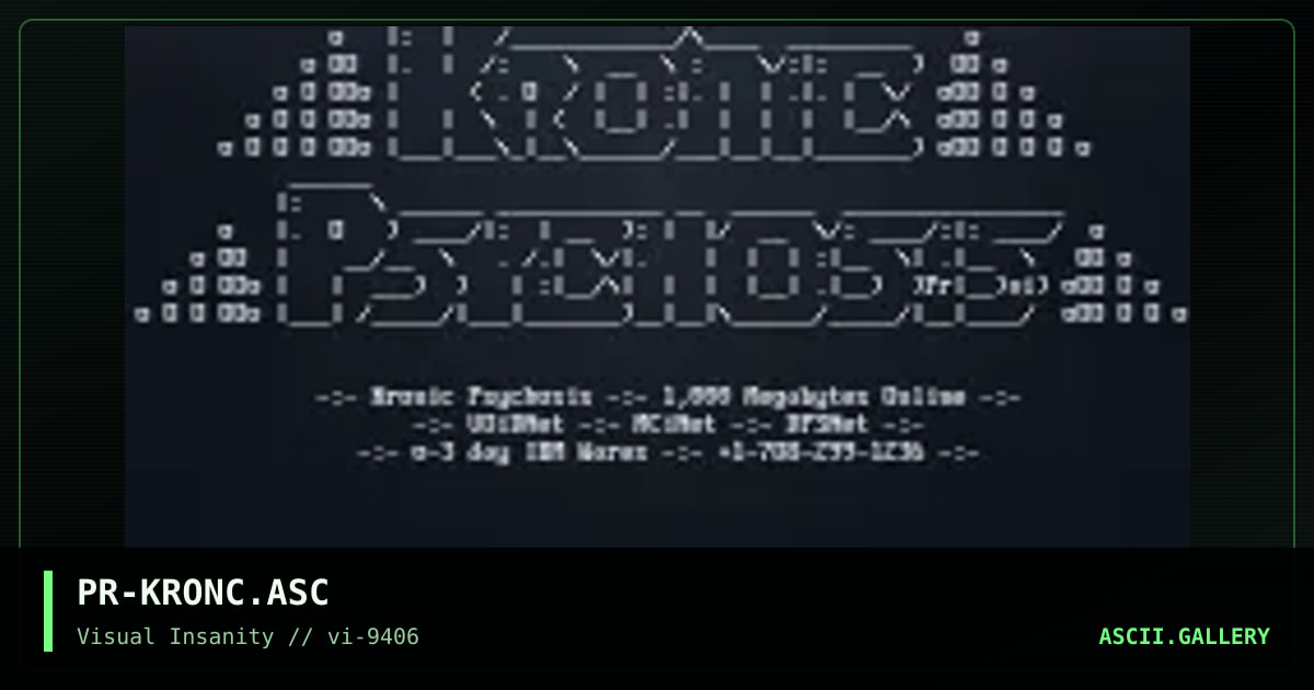 PR-KRONC.ASC, by prometheus, 1994