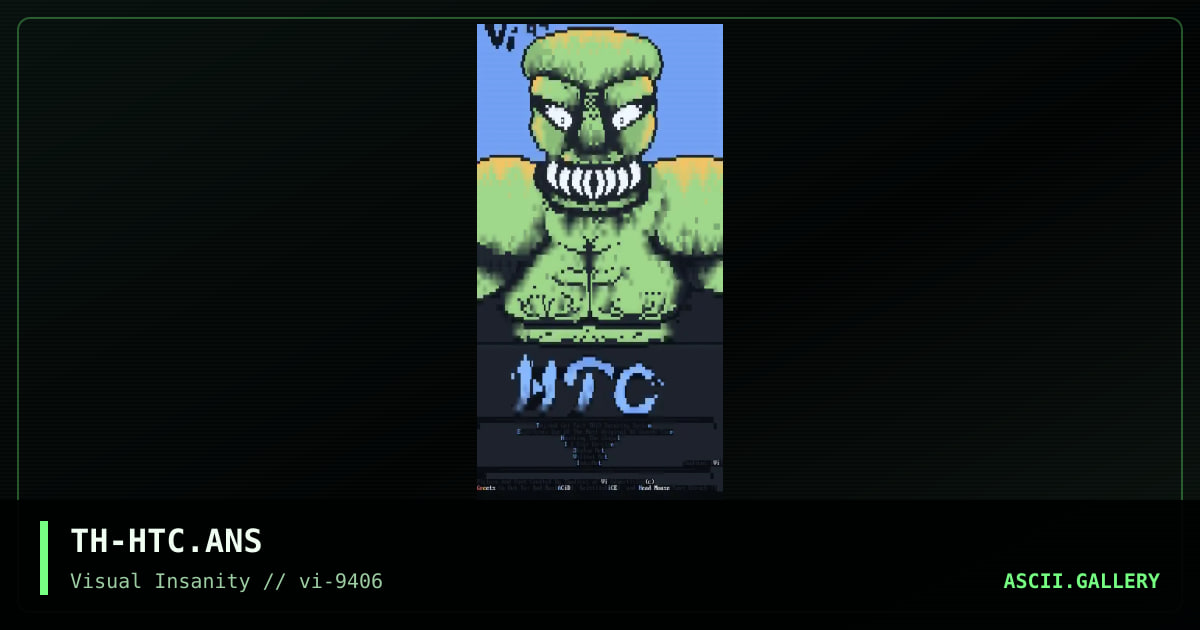 TH-HTC.ANS, by thadicus, 1994
