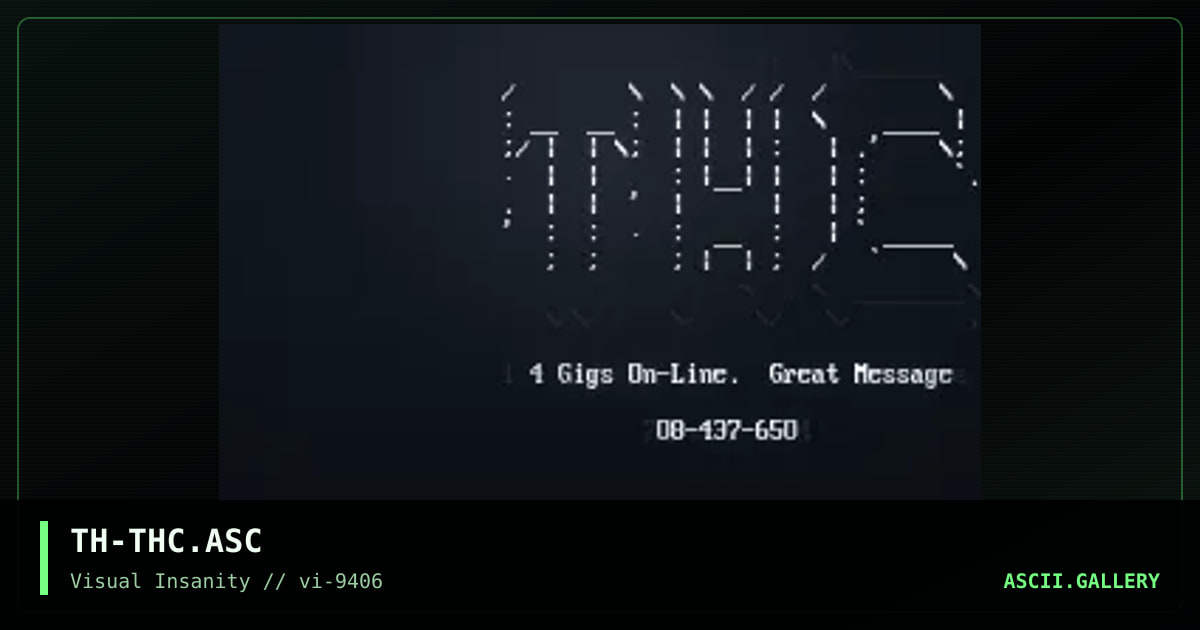 TH-THC.ASC, by thadicus, 1994