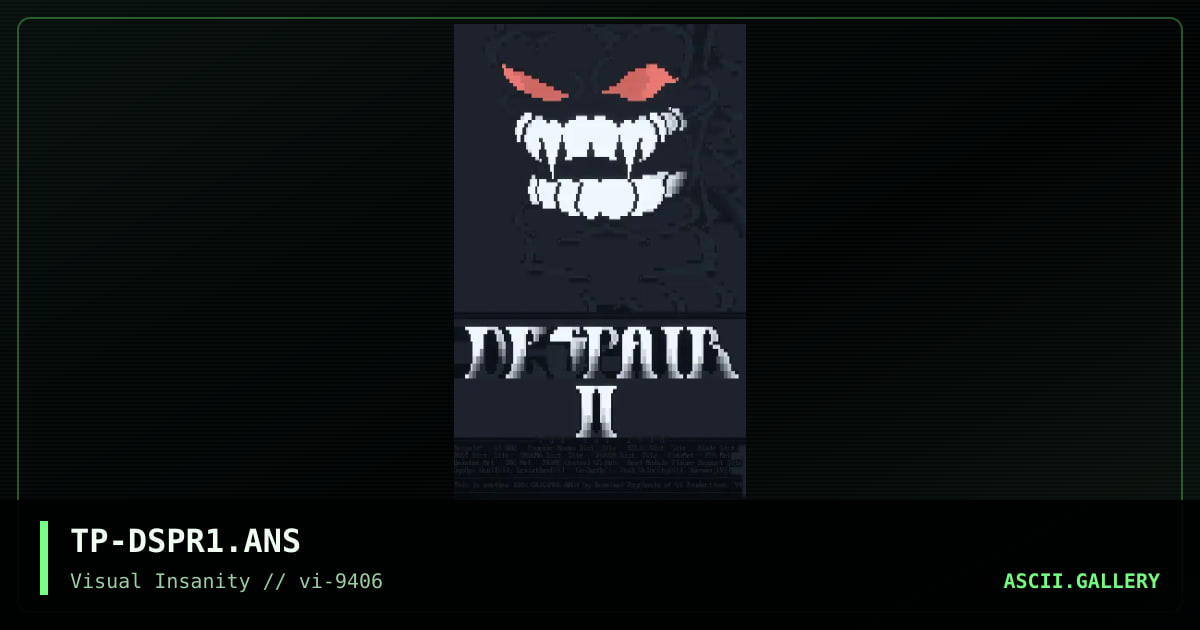 TP-DSPR1.ANS, by terminal psychosis, 1994
