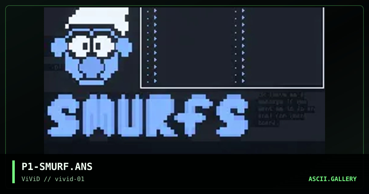 P1-SMURF.ANS, by paranormal intensity, 1997