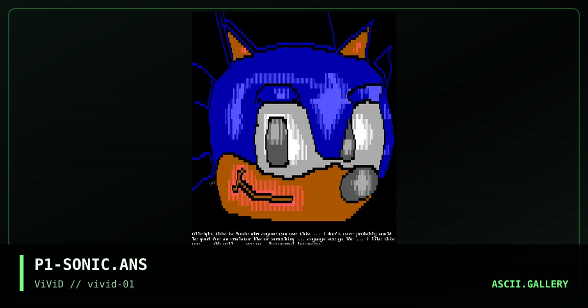 P1-SONIC.ANS, by paranormal intensity, 1997
