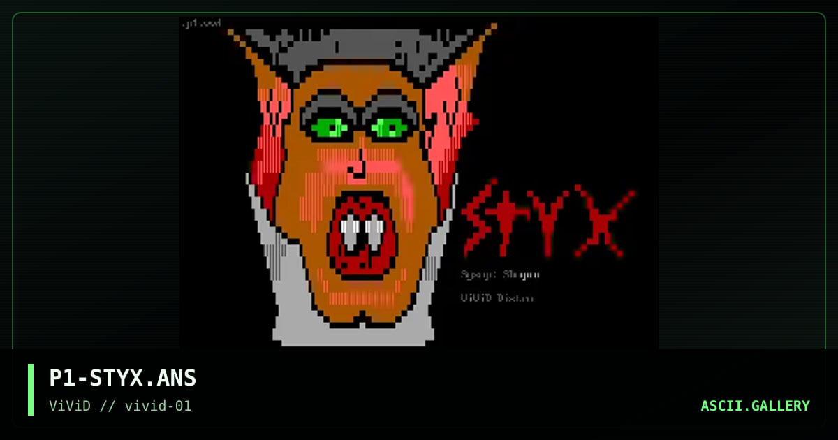 P1-STYX.ANS, by paranormal intensity, 1997