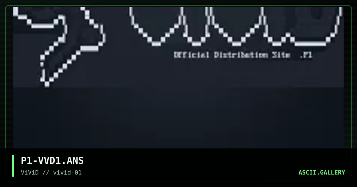 P1-VVD1.ANS, by paranormal intensity, 1997