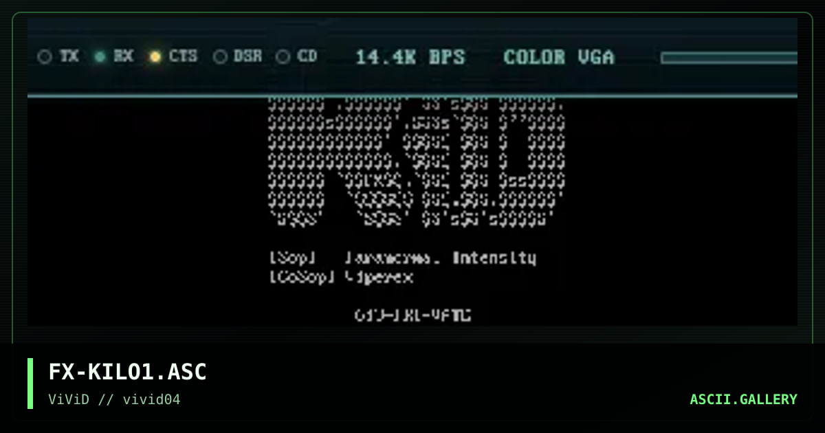 FX-KILO1.ASC, by fox, 1998