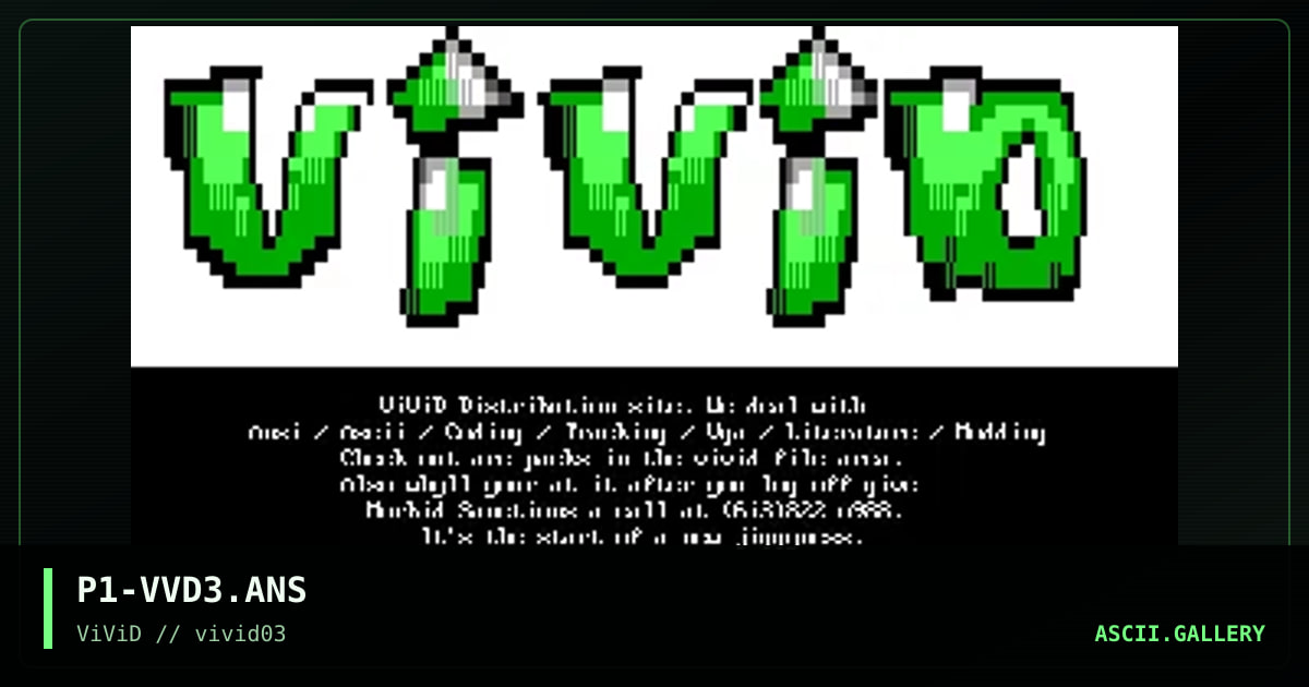 P1-VVD3.ANS, by paranormal intensity, 1998