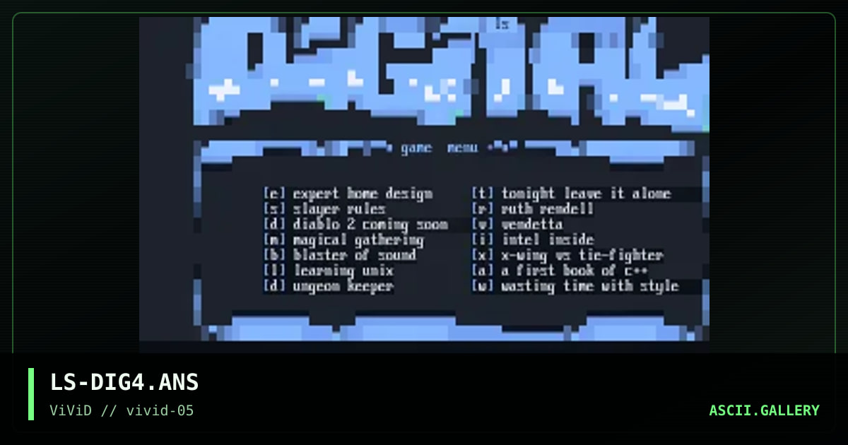 LS-DIG4.ANS, by lord sith, 1998