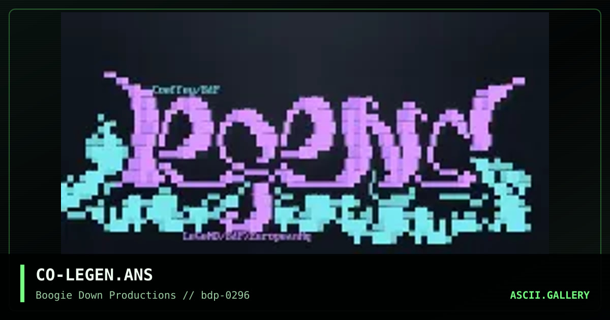 Legend, by coeffey, 1996
