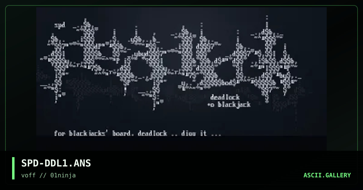 deadlock, by spud, 1997