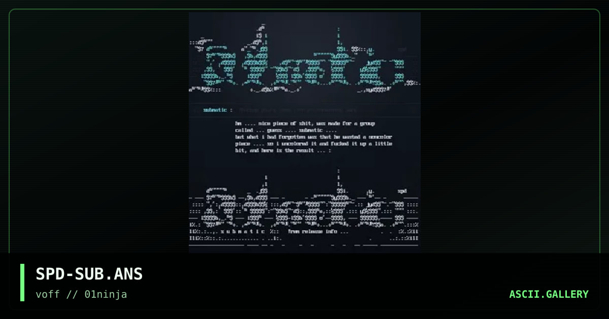 submatic, by spud, 1997