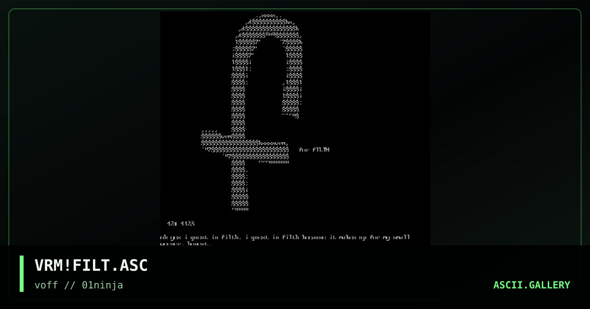 VRM!FILT.ASC, by vermin, 1997