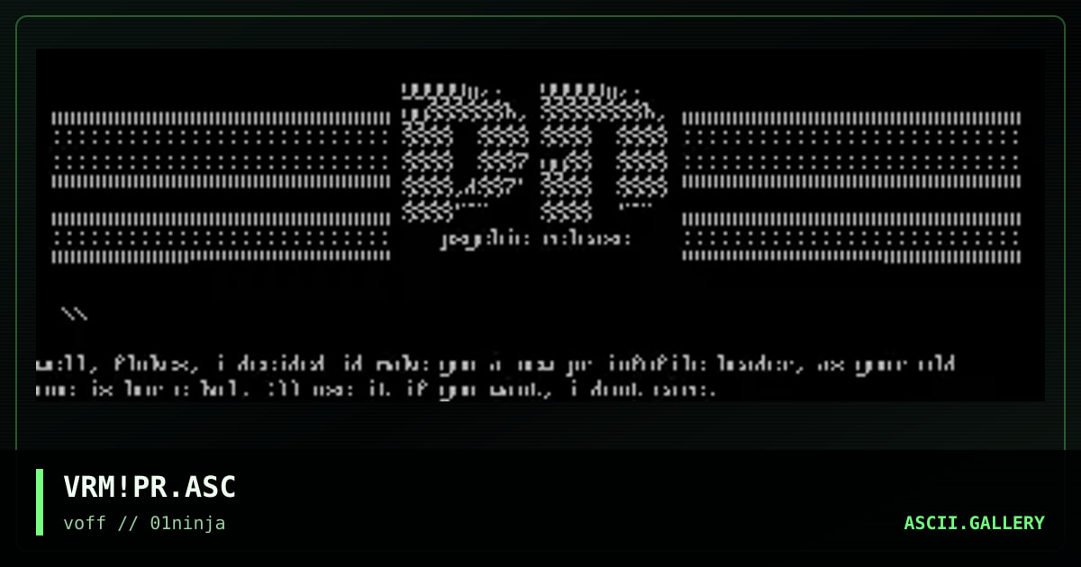 VRM!PR.ASC, by vermin, 1997