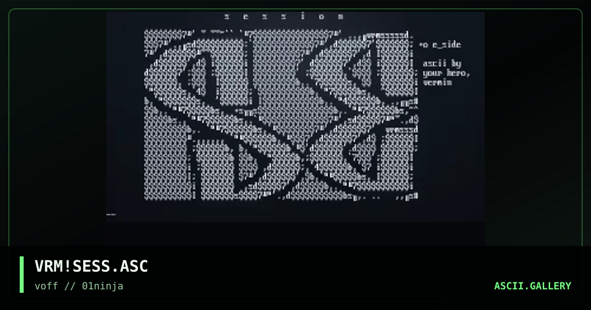 VRM!SESS.ASC, by vermin, 1997