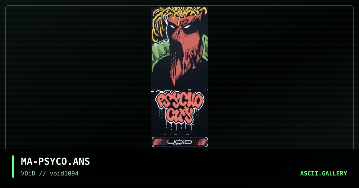 PSYCHO CiTY, by veks, weazel, pimp, 1994