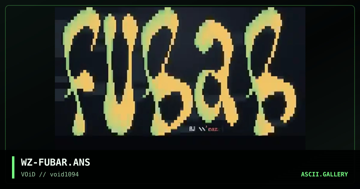 FUBAR, by weazel, 1994