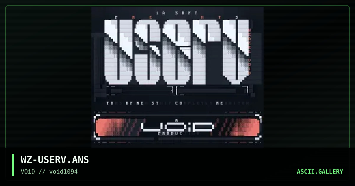 USERV (c), by weazel, 1994