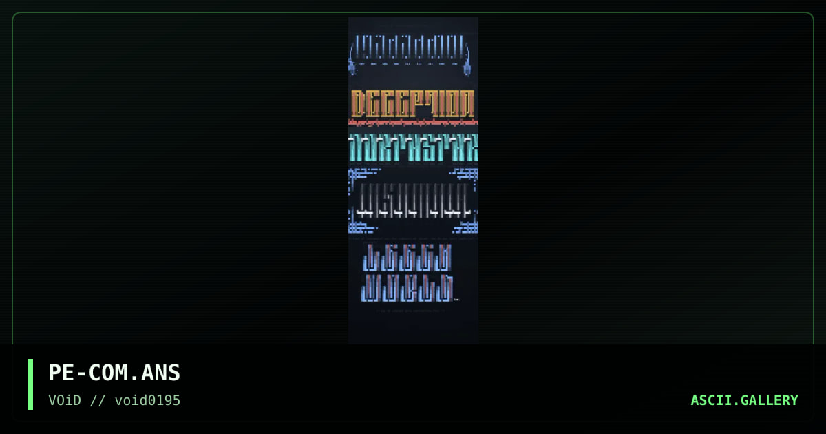 Combination Font, by pale, 1995