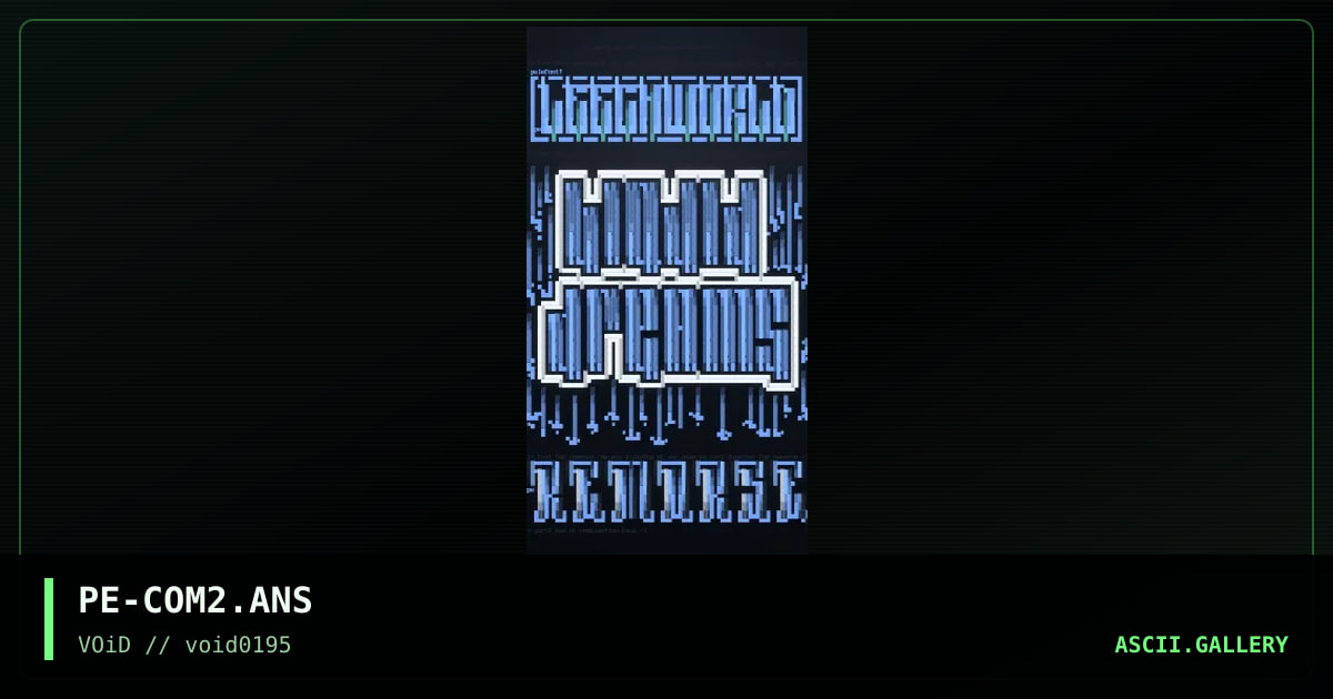 Combination Font, by pale, 1995