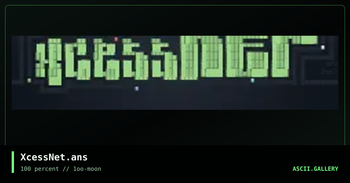 XcessNet.ans, by miracle, 1997