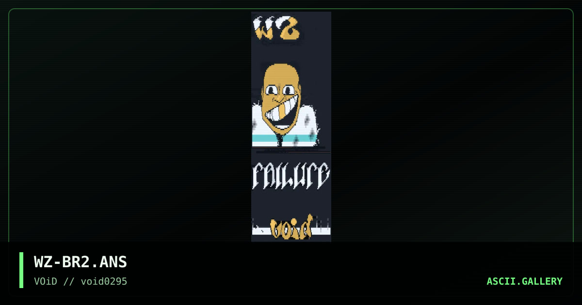 Failure\0\0\0\0\0\0\0\0\0\0\0\0\0\0\0\0\0\0\0\0\0\0\0\0, by weazel, 1995