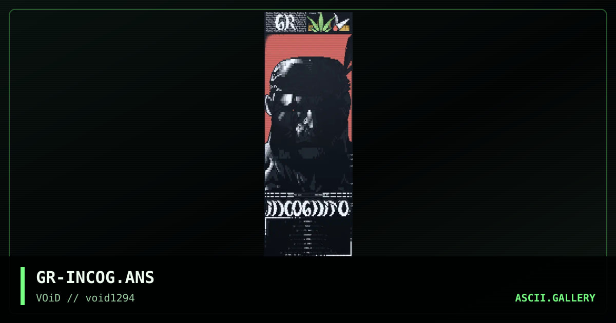 Incognito, by grimace, 1994