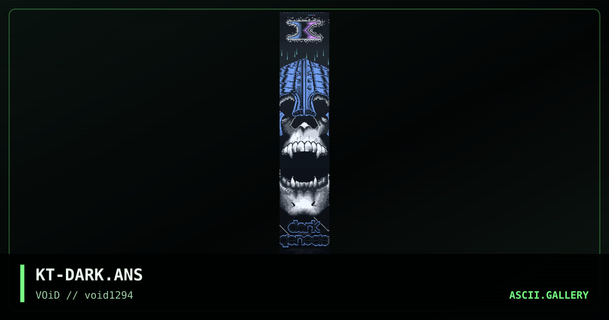 Dark Genesis, by knight time, 1994