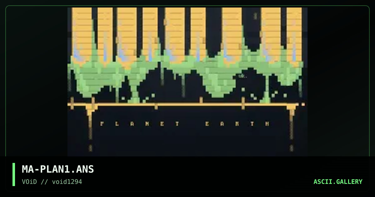 Planet Earth, by grimace, veks, 1994