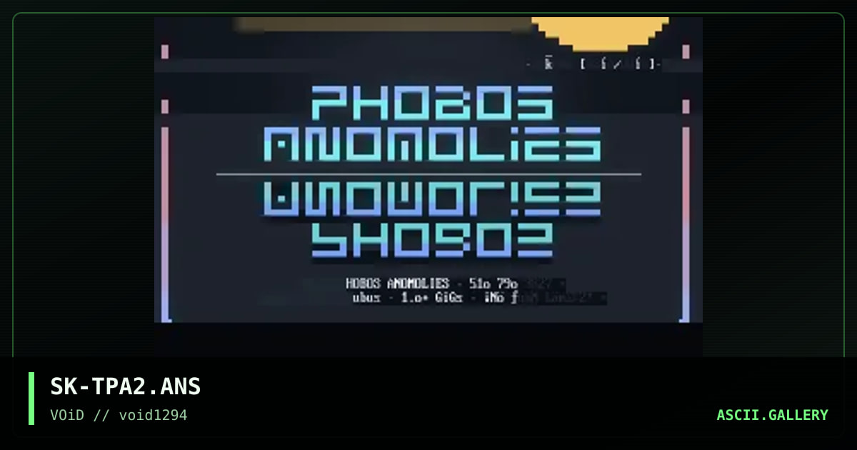 Phobos Anomolies, by sakura, 1994