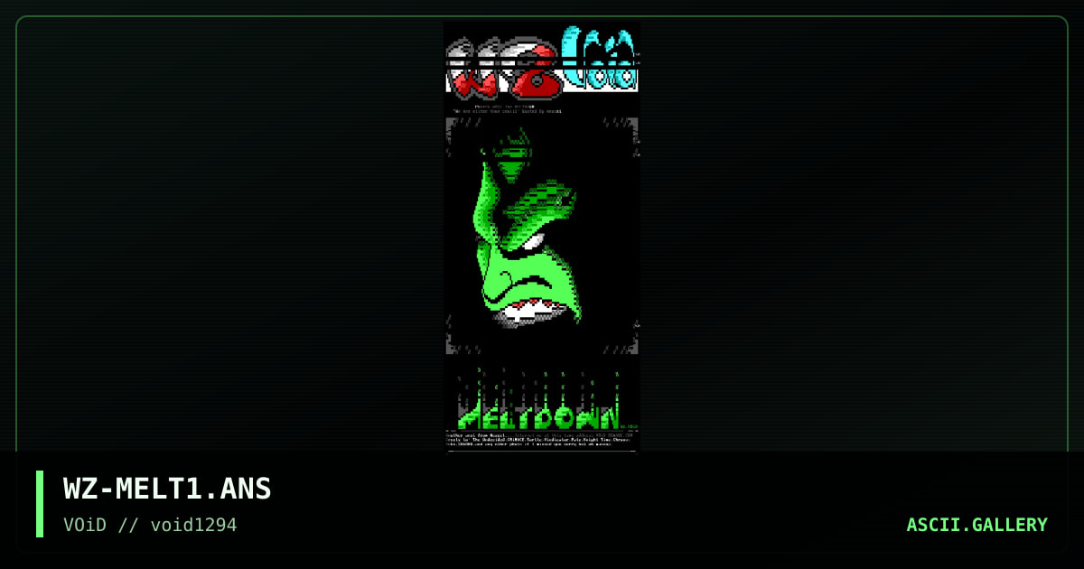 Meltdown, by weazel, 1994