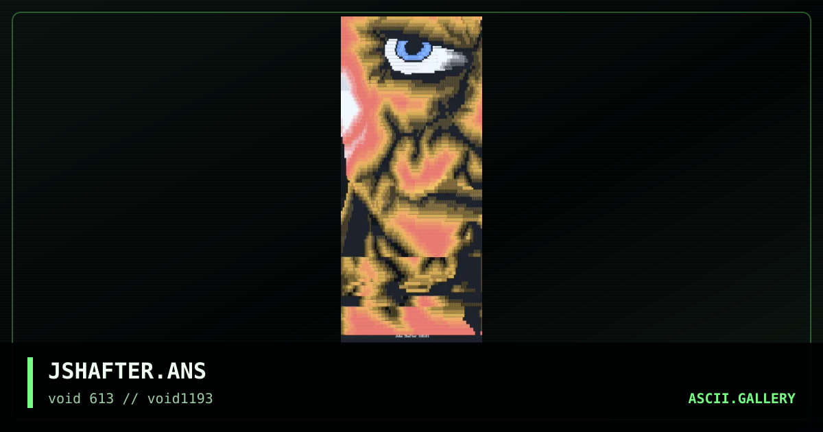 JSHAFTER.ANS, by john shafter, 1993