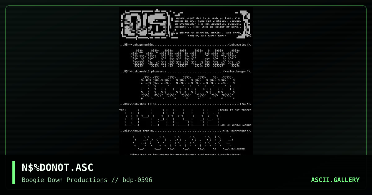 ASKII collection II, by nosferatu, 1996