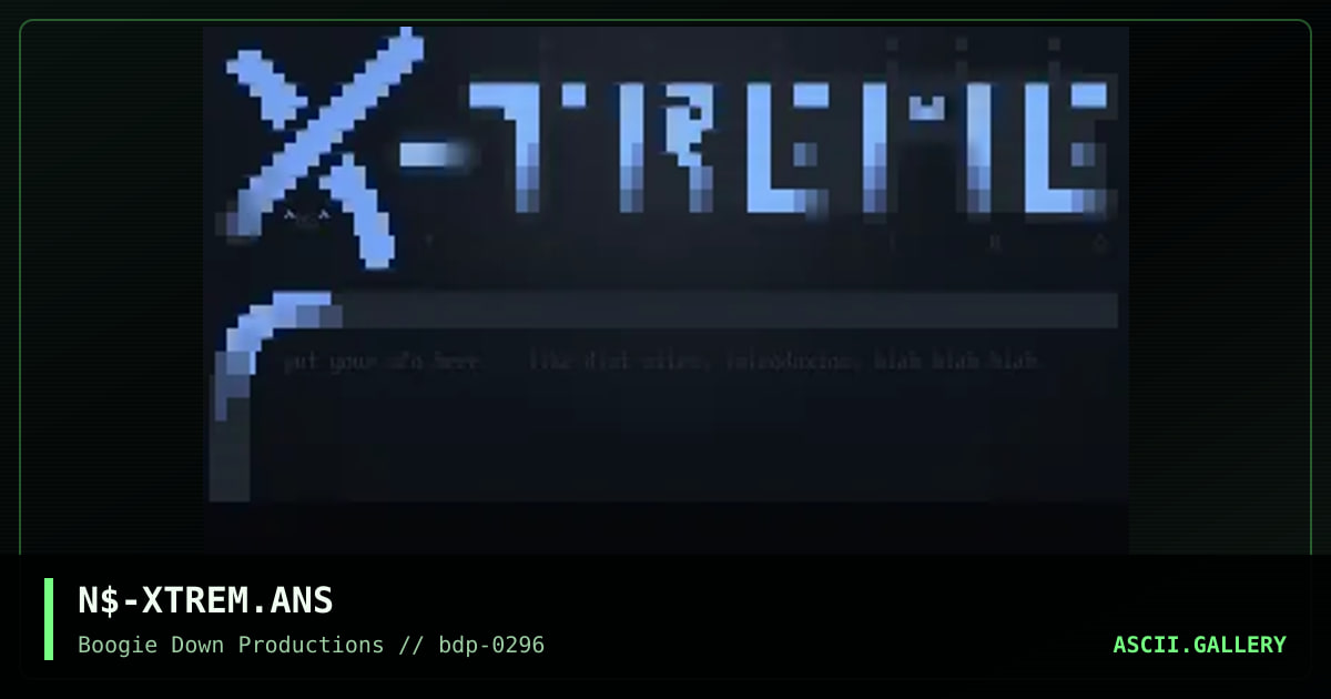 X-treme, by nosferatu, 1996
