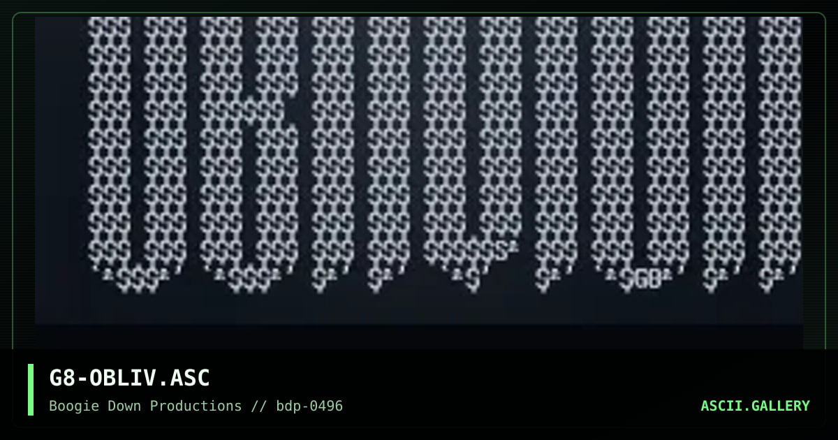 oblivion, by gatekeeper, 1996