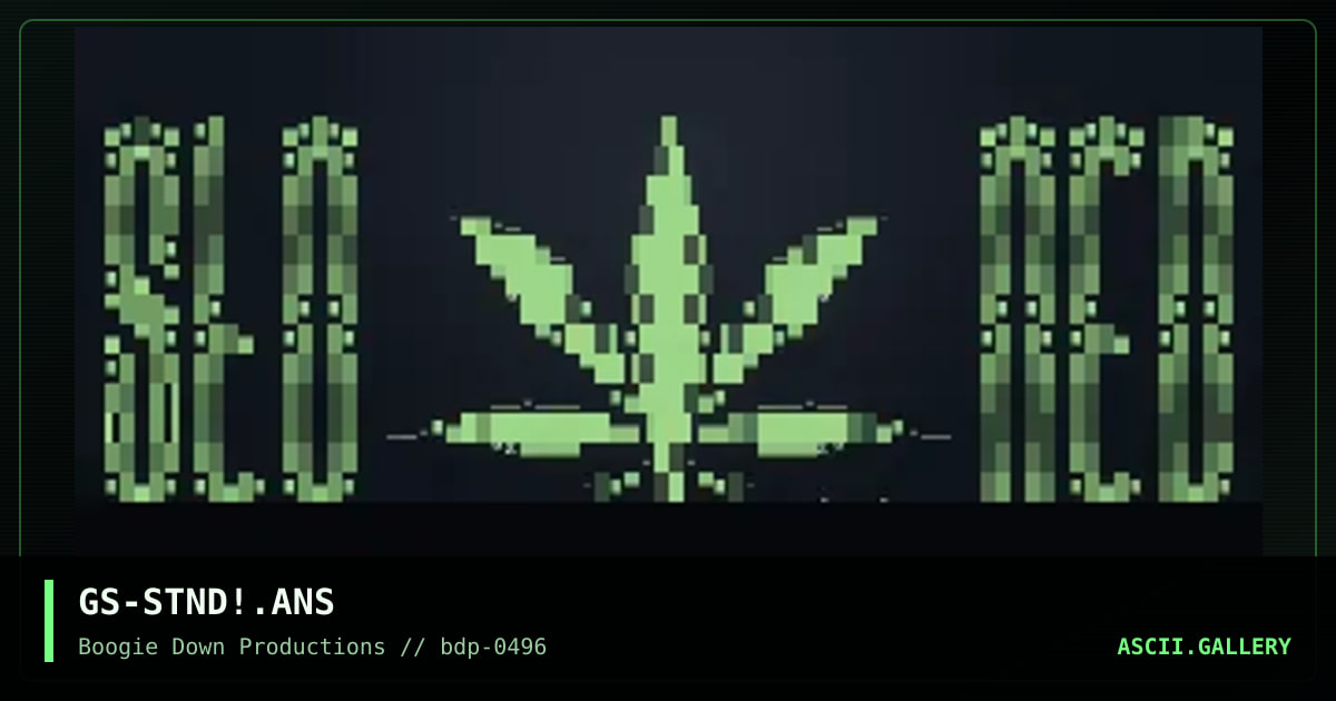 Stoned!, by genius, 1996